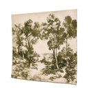 Artistic Toile Tapestry - None Toile Moss
