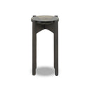 Pivot Relo End Table - Olive Cast Glass