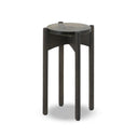 Pivot Relo End Table - Olive Cast Glass