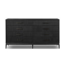 Verity Rosenell 8 Drawer Dresser - Black Oak Veneer