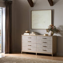 Verity Rosenell 8 Drawer Dresser - Natural Oak Veneer