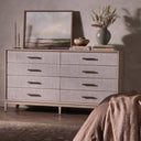 Rosenell 8 Drawer Dresser - Natural Oak Veneer