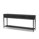 Opulent Rosenell Console Table - 78 - Black Oak Veneer