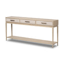 Opulent Rosenell Console Table - 78 - Natural Oak Veneer