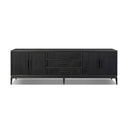 Verity Rosenell Media Console - Black Oak Veneer