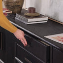 Aveline Rosenell Media Console - Black Oak Veneer