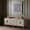 Aveline Rosenell Media Console - Natural Oak Veneer