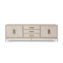 Aveline Rosenell Media Console - Natural Oak Veneer