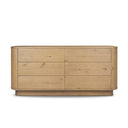 Verano 6 Drawer Dresser - Worn Oak