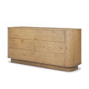Luminara Paden 6 Drawer Dresser - Worn Oak