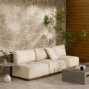Luxe Brio Outdoor 3 Pc Sectional