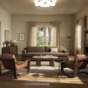 Luxe Haven Crispin Sofa - 110 Crypton Nomad Mushroom