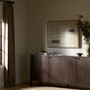 Verity Art - Grid-Seoul II by Jade Dacay - 30X40 White Oak