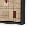 Verity Art - Grid-Seoul II by Jade Dacay - 24X32 Black Maple