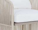 ALLARIZ DINING ARMCHAIR - GREIGE STINSON WHITE