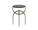ALICENT END TABLE - BLACK MARBLE