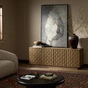 Veridian Asbury Media Console - Light Wash Oak