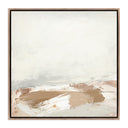 Mirage Desert No 1 by Melanie Biehle - 32X32 Rustic Walnut Framed Canvas