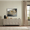 Luxe Artistry Pinnacle by Melanie Biehle - 40X325 White Maple Framed Canvas