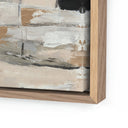 Luxe Artistry Chalet by Melanie Biehle - 32X25 White Oak Framed Canvas