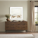 Mirage Desert No 1 by Melanie Biehle - 40X40 White Maple Framed Paper