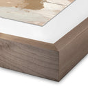 Mirage Desert No 1 by Melanie Biehle - 48X48 Rustic Walnut Framed Paper