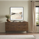 Aetheria Desert No 2 by Melanie Biehle - 40X40 Black Maple Framed Paper