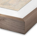 Veridian No 12 by Valeria Sidanez - 18X24 Rustic Walnut