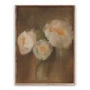 Garden Elegance Peonies by Jess Engle - 24X32 Rustic Walnut