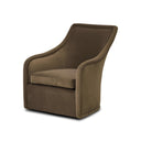 Brinley Swivel Chair - Crypton Henry Coffee