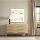 Artistic Layered Landscape II Faith by Elizabeth Sheppell - 40X40 White Oak