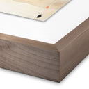 Artistic Layered Landscape II Faith by Elizabeth Sheppell - 48X48 Rustic Walnut