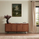 Luxe Artistry Pearl Moon by Lina Gordievsky - 295X40 Rustic Walnut