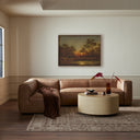 Celeste Collection Sunlit Oasis by Lina Gordievsky - 48X35 Rustic Walnut