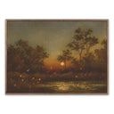 Celeste Collection Sunlit Oasis by Lina Gordievsky - 32X235 Rustic Walnut