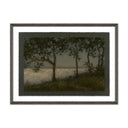 Veridian The Night Is Bright by Lina Gordievsky - 32X24 Brimfield Black