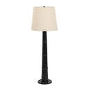 Luxe Nerissa Floor Lamp - Glossy Black Cast Aluminum
