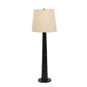 Luxe Nerissa Floor Lamp - Glossy Black Cast Aluminum