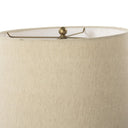 Luxe Nerissa Floor Lamp - Warm Brown Oak