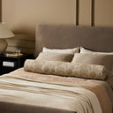 Elegant April Bolster Pillow - 48X8 Fallingbrook Natural