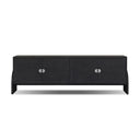 Valentina Cressida Media Console - Black Linen