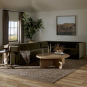 Verano Phillip 2-Piece Sectional - Left Arm Facing Surrey Olive