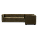 Verano Phillip 2-Piece Sectional - Left Arm Facing Surrey Olive