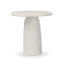 Verity Janice End Table - Textured Lunar Concrete