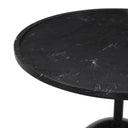 Solara Viola End Table - Black Marble