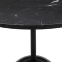 Solara Viola End Table - Black Marble