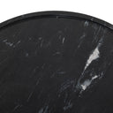 Solara Viola End Table - Black Marble