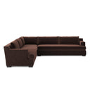 Verity Crispin 3 Piece Sectional - Surrey Cocoa