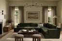 Seraphine Crispin 3 Piece Sectional - Surrey Olive