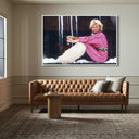 Elysian Princess Bianca by Slim Aarons - 72X48 White Maple